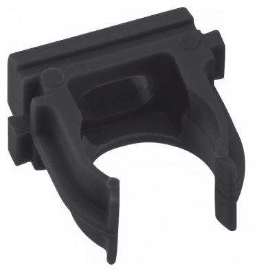 Крепеж-клипса d16 мм (10 шт) черная EKF-Plast