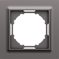 Donel A07 Wave матовый титан рамка 1-я, серия DB, DEW21145