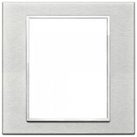 Vimar Накладка Eikon Evo на 8 модулей, серый серебристый, 21668.02