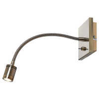 LUSSOLE Chambers Бра настенные, цвет основания - бронзовый, плафон - без плафона, 1x3W LED, LSP-8579