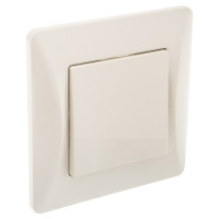 GUSI Ugra МЕХАНИЗМ Выкл. 1кл. перекрестный, скрытая установка, 10А, 250В. Цвет: бежевый., С11В7-003