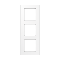 Рамка для вертикальной и горизонтальной установки, 3 поста; термопласт; белый; A550, A5583BFWW