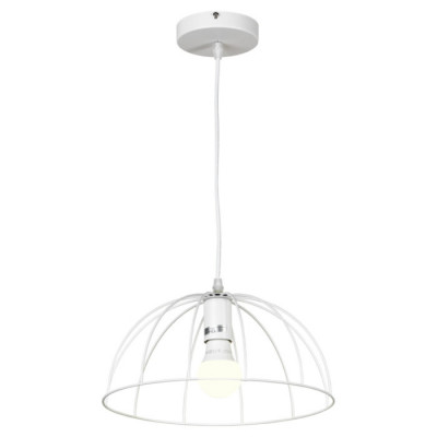 LUSSOLE LATTICE Подвесной светильник, цвет основания - белый, 1x10W E27, GRLSP-8214