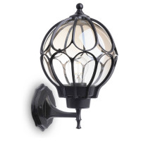 Светильник садово-парковый, 60W 230V E27 IP44 черный, PL3801, Feron 06344