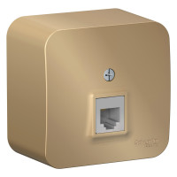 BLANCA О/У РОЗЕТКА телефонная RJ11 ИЗОЛ.ПЛ., ТИТАН