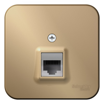 BLANCA О/У РОЗЕТКА телефонная RJ11 ИЗОЛ.ПЛ., ТИТАН