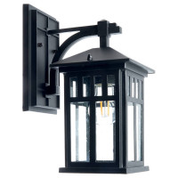 Светильник садово-парковый, 60W 230V IP44 черный, PL671, Feron 11689