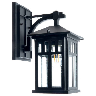 Светильник садово-парковый, 60W 230V IP44 черный, PL671, Feron 11689