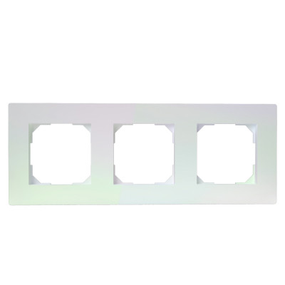 Рамка 3-м Pixel универс. перламутр. TOKOV ELECTRIC TKE-PX-RM3-C04