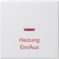 067827 Gira Клавиша "Аварийный выключатель отопления"