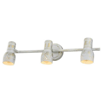 LUSSOLE MIAMI Спот, цвет основания - белый, плафон - металл (цвет - белый), 3x40W E14, LSP-8057