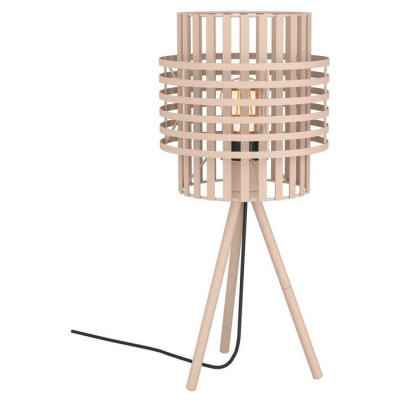 390148 Настольная лампа OLTAMAR, 1X40W (E27), H455, сталь, песочный