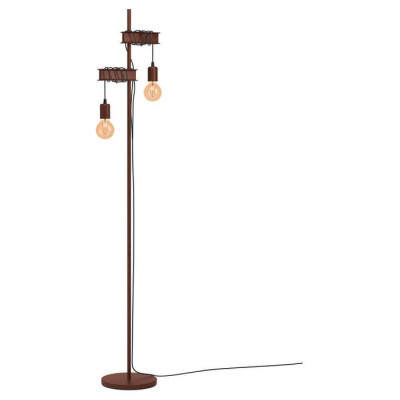43526 Торшер TOWNSHEND 4, 2Х10W, E27, L260, B250, H1690, основание: ?250, сталь, античный коричневый, 43526