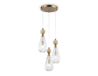 Подвесной светильник с травертином E14*3, AMBRELLA LIGHT, LH53284