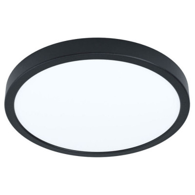 99235 Светодиод. накладной светильник FUEVA 5, 20W (LED), ?285, H28, 2500lm, 4000K, сталь, черный/пл