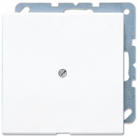 Вывод для кабеля, с зажимом для фиксации кабеля, фиксация винтом; дюропласт; белый; LS990, LS990AWW