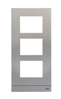 51023CF-A - Рамка станции вызова, размер 1/3, серебристый - 2TMA070130A0013 51023CF-A - Рамка станции вызова, размер 1/3, серебристый - 2TMA070130A0013