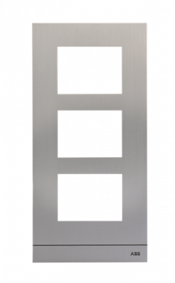 51023CF-A - Рамка станции вызова, размер 1/3, серебристый - 2TMA070130A0013
