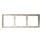Рамка металлическая на 3 поста, S70 Metal (никель), VLSM120311