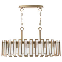 Lightstar 712162 (MD20103-6L) Люстра  AGAVE 6х40W E27 ШАМПАНЬ/ПРОЗРАЧНЫЙ (в комплекте)