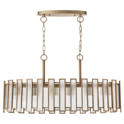 Lightstar 712162 (MD20103-6L) Люстра  AGAVE 6х40W E27 ШАМПАНЬ/ПРОЗРАЧНЫЙ (в комплекте)