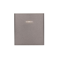 Выключатель STRONG 1 кл с подсветкой 10А с/у графит KRANZ, KR-78-0713-6