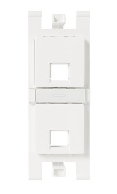 T1018.2 BL - Суппорт для 2-х информационных разъёмов типа Keystone и AT&T