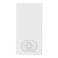 Vimar Клавиша 1M С символом "Лампа", белая, 09021.L Vimar Клавиша 1M С символом "Лампа", белая, 09021.L