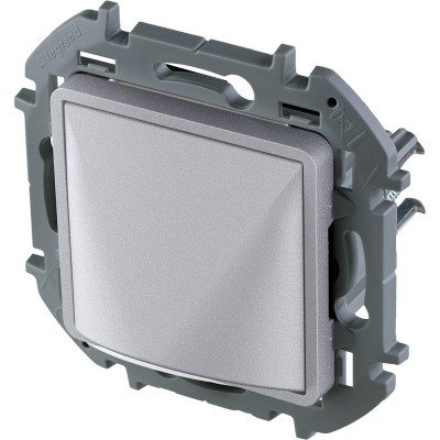 Legrand Вывод кабеля IP21 - Legrand Inspiria - с зажимом для крепления - алюминий, 673892