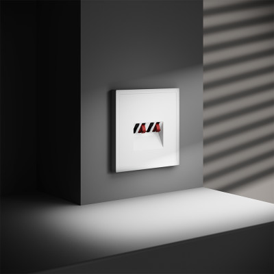 Розетка акустическая встраиваемая VOLTUM S70 4-местная, (белый матовый), VLS060302