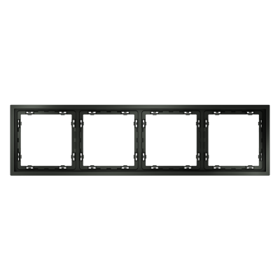 Рамка пластиковая VOLTUM S70 на 4 поста, (титан), VLS100406