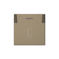 GAL000614S - ARTGALLERY ВЫКЛЮЧАТЕЛЬ карточный 10А, без задержки времени, быстр.клемм., МОККО, Systeme Electric