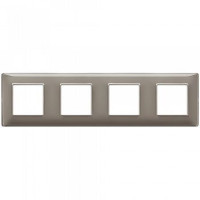 Vimar Накладка для 8 модулей (2+2+2+2) расстояние между центрами 71мм рефлекс пепельная, 14669.40 Vimar Накладка для 8 модулей (2+2+2+2) расстояние между центрами 71мм рефлекс пепельная, 14669.40