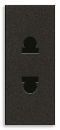 Vimar Розетка SICURY 2P 16A USA+EU черная, 30234.G