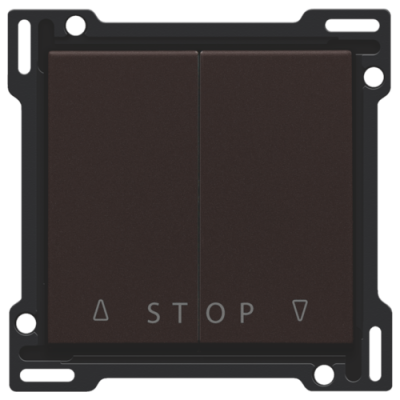 Niko Шоколад Накладка на выключатель для жалюзи, 124-65918