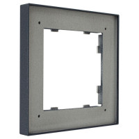 IRIDIUM Рамка на 1 пост, графит, Monaco 04 без кромки, 04P104