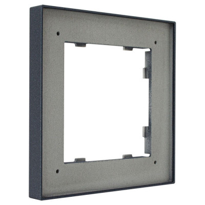 IRIDIUM Рамка на 1 пост, графит, Monaco 04 без кромки, 04P104