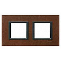 MGU68.004.7A3 - UNICA CLASS РАМКА 2-постовая, КЕЛЬТСКАЯ СТАЛЬ