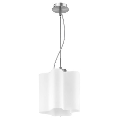 Lightstar 802110 (MD998-1) Подвес NUBI 1х40W E27 ХРОМ/БЕЛЫЙ (в комплекте)