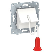 выключатель со шнуром 1 м, без фиксации, сх. 1, белый