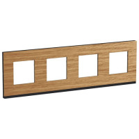 PURE РАМКА 4-постовая, горизонтальная, ДУБ/антрацит