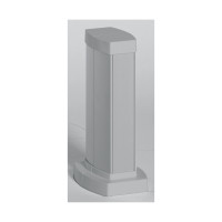 Legrand Snap-On мини-колонна алюминиевая с крышкой из алюминия, 2 секции, высота 0,3 метра, цвет алюминий, 653021