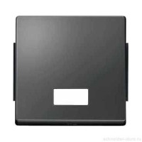 Aquadesign Клавиша 1-ная с линзой, IP44,  антрац.