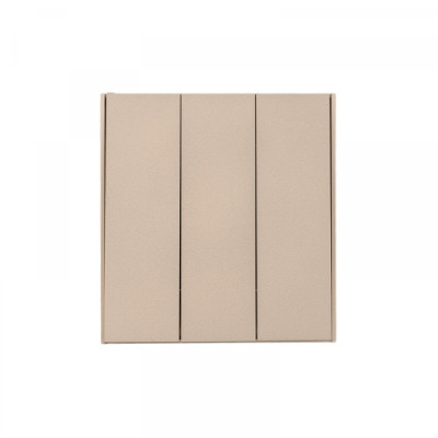 KRANZ STRONG Выключатель 3 кл 10А с/у шелк, с 1-пост. рамкой, KR-78-0707-8