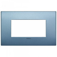 Vimar Накладка CLASSIC на 4 модуля синяя матовая, 19654.76