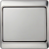 Berker Выключатель 1-клавишный, нержавеющая сталь, серия Arsys