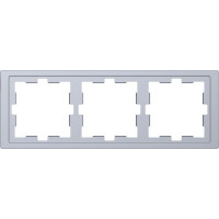 D-Life Рамка 3-ная, нерж. сталь