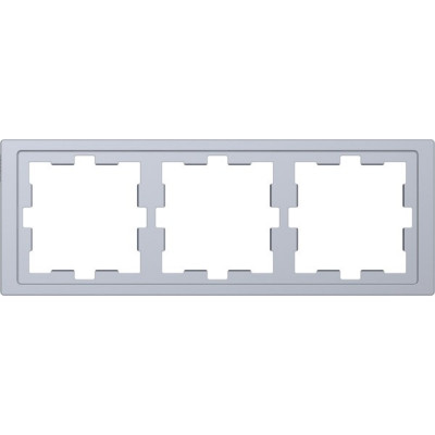 D-Life Рамка 3-ная, нерж. сталь