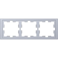 D-Life Рамка 3-ная, нерж. сталь