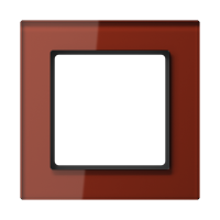 Рамка для вертикальной и горизонтальной установки, 1 пост; стекло; красный; A CREATION, AC581GLRT Рамка для вертикальной и горизонтальной установки, 1 пост; стекло; красный; A CREATION, AC581GLRT